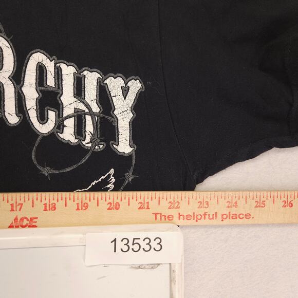 Sons of Anarchy Crew Neck Short Sleeve Graphic Shirt Mens Size L Black - Picture 6 of 9